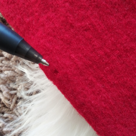 Cache Wool Jacket Red Blazer Lace Up Hook Sz Small - Picture 8 of 8